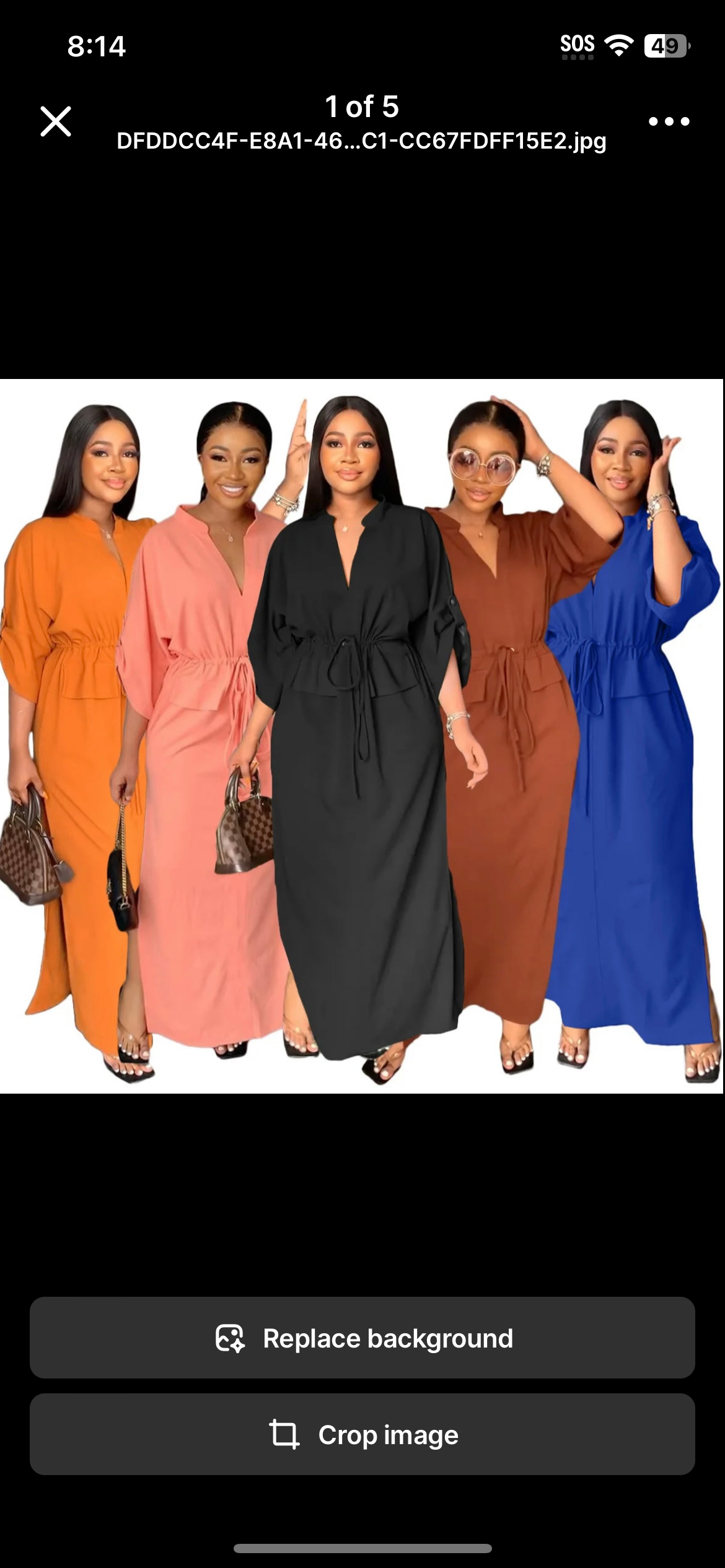 Bohemian style ombre pants