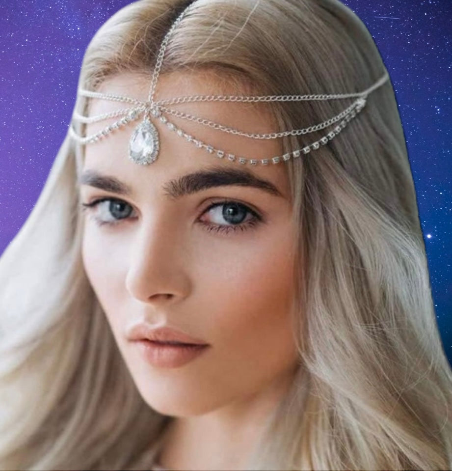 Crystal headchain