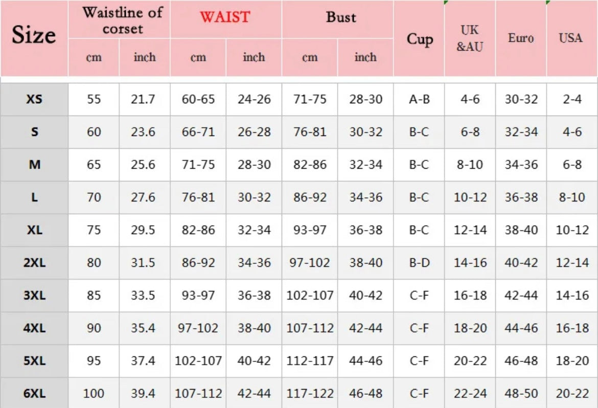 Black corset with flowers