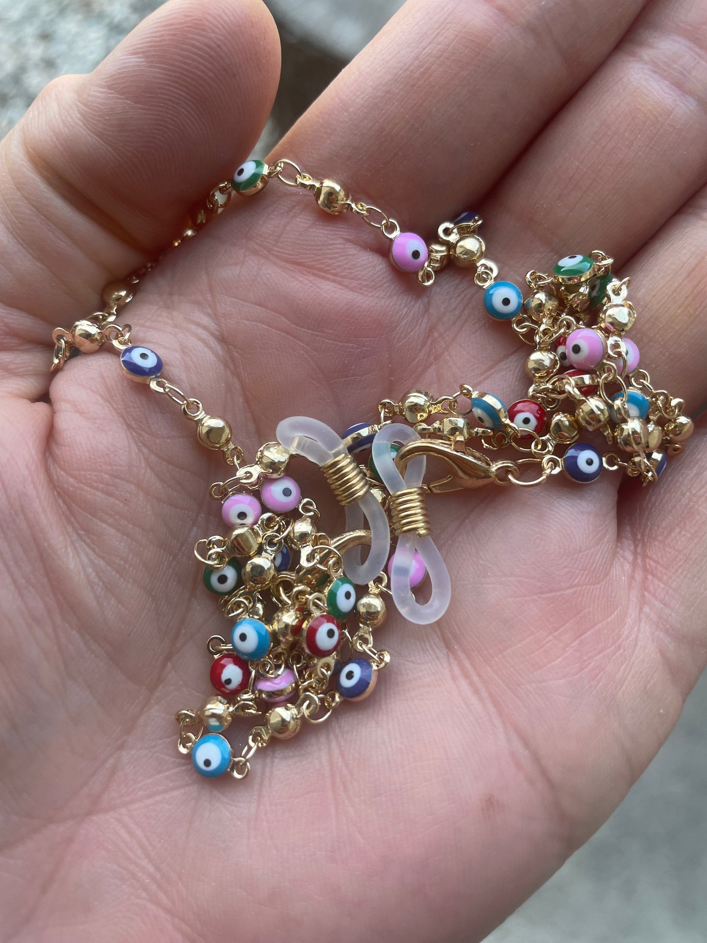 Evil eye eyeglass wear