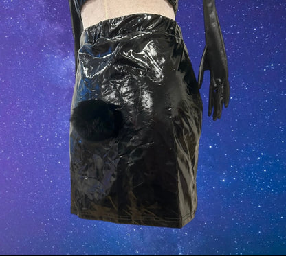 Latex two piece set -FINAL SALE-