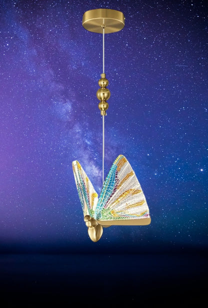 Butterfly pendant light