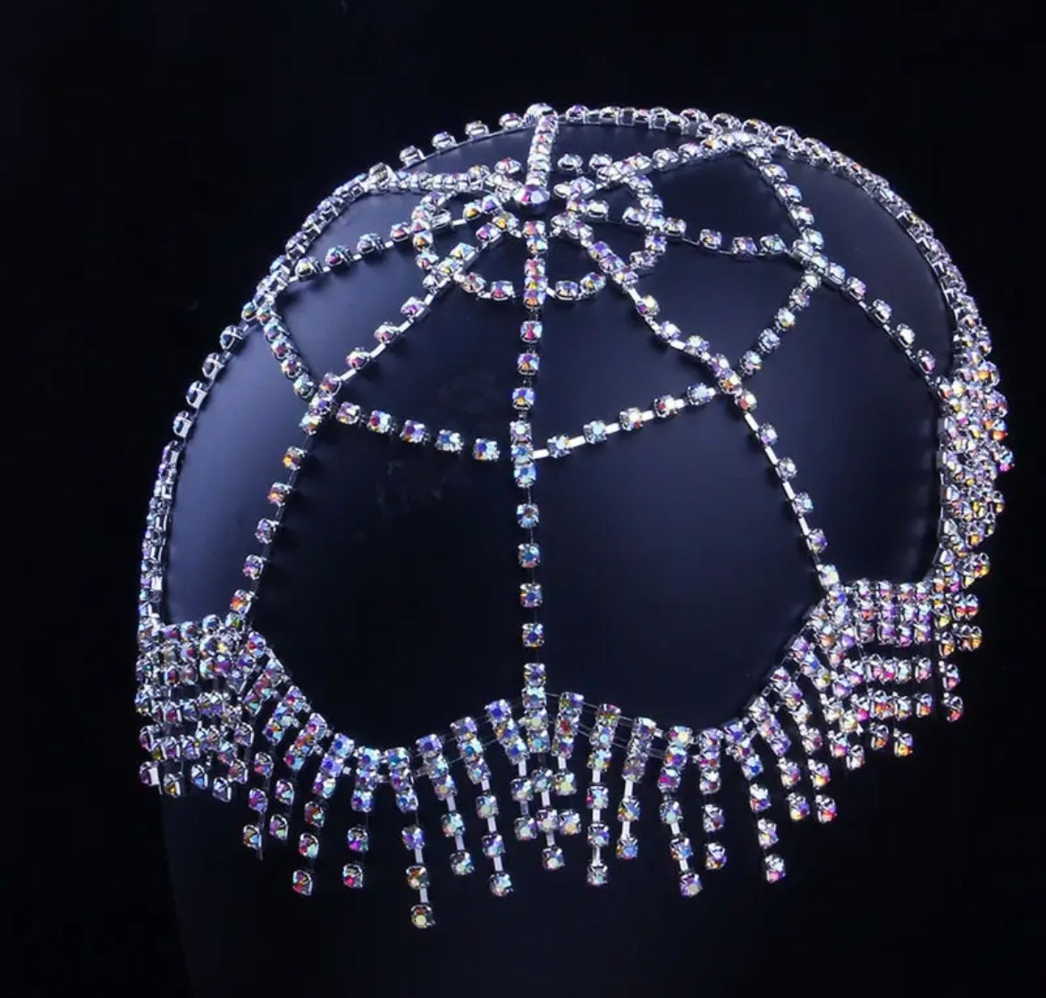 Rhinestone head piece -FINAL SALE-