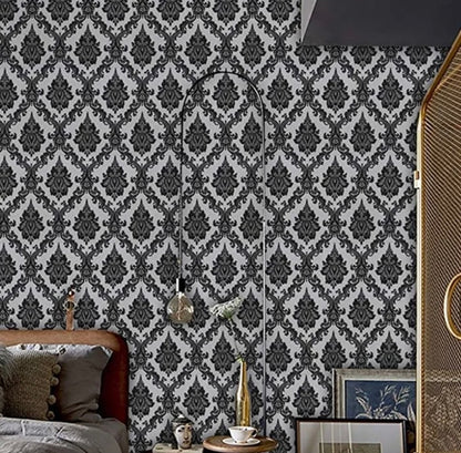 Damask wallpaper