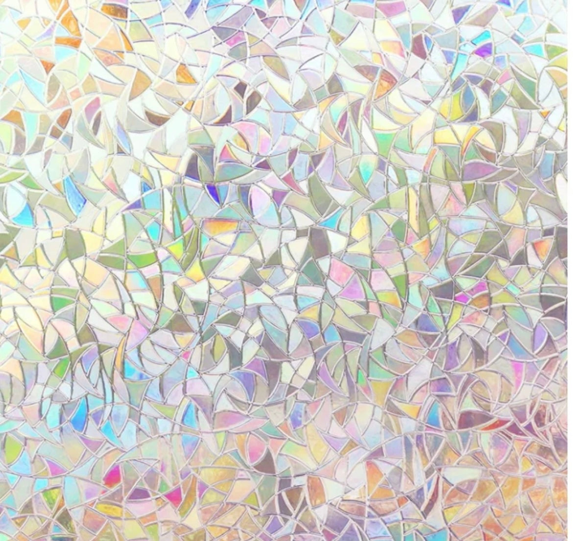 Rainbow static window film