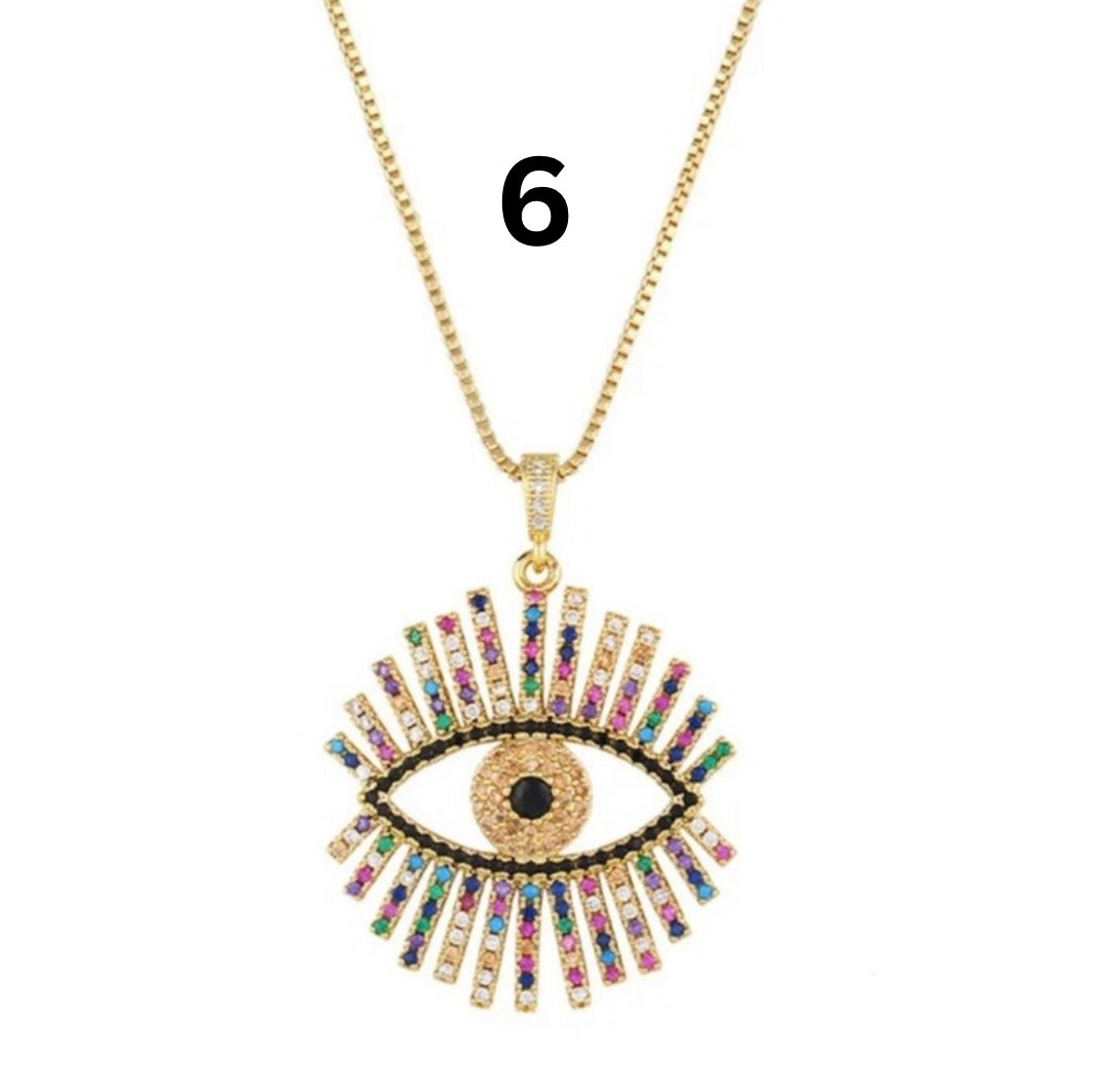 Evil eye necklaces