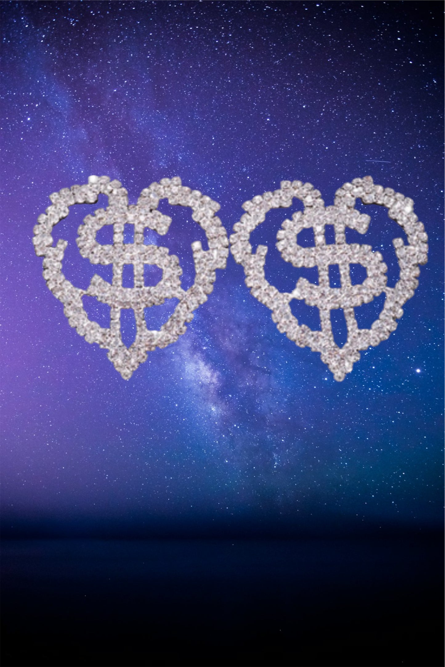 Rhinestone money pasties -FINAL SALE-