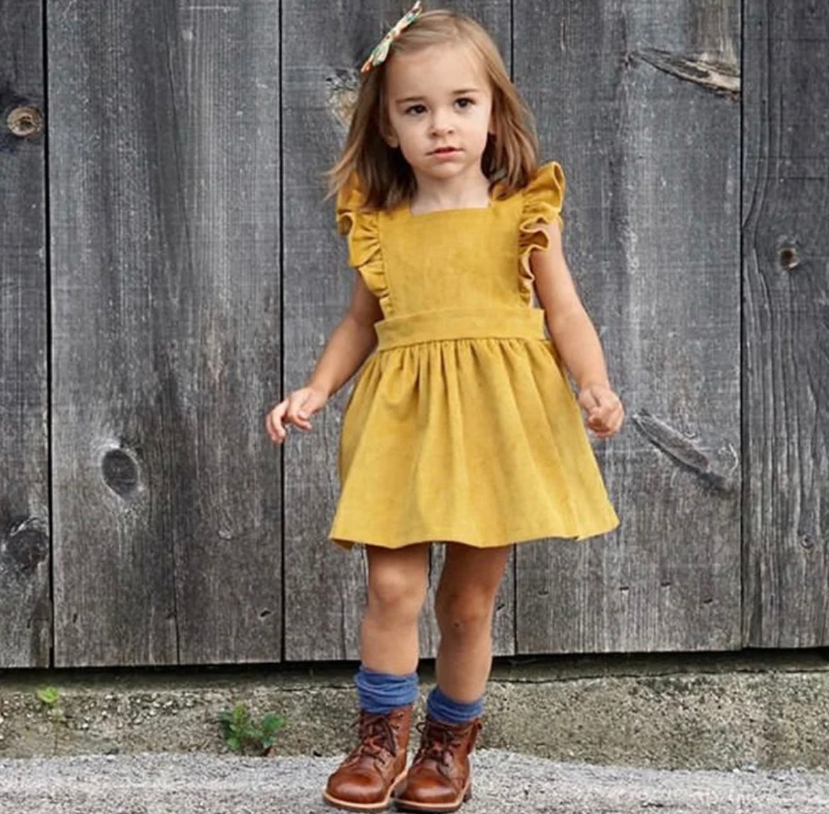 Girls corduroy dress