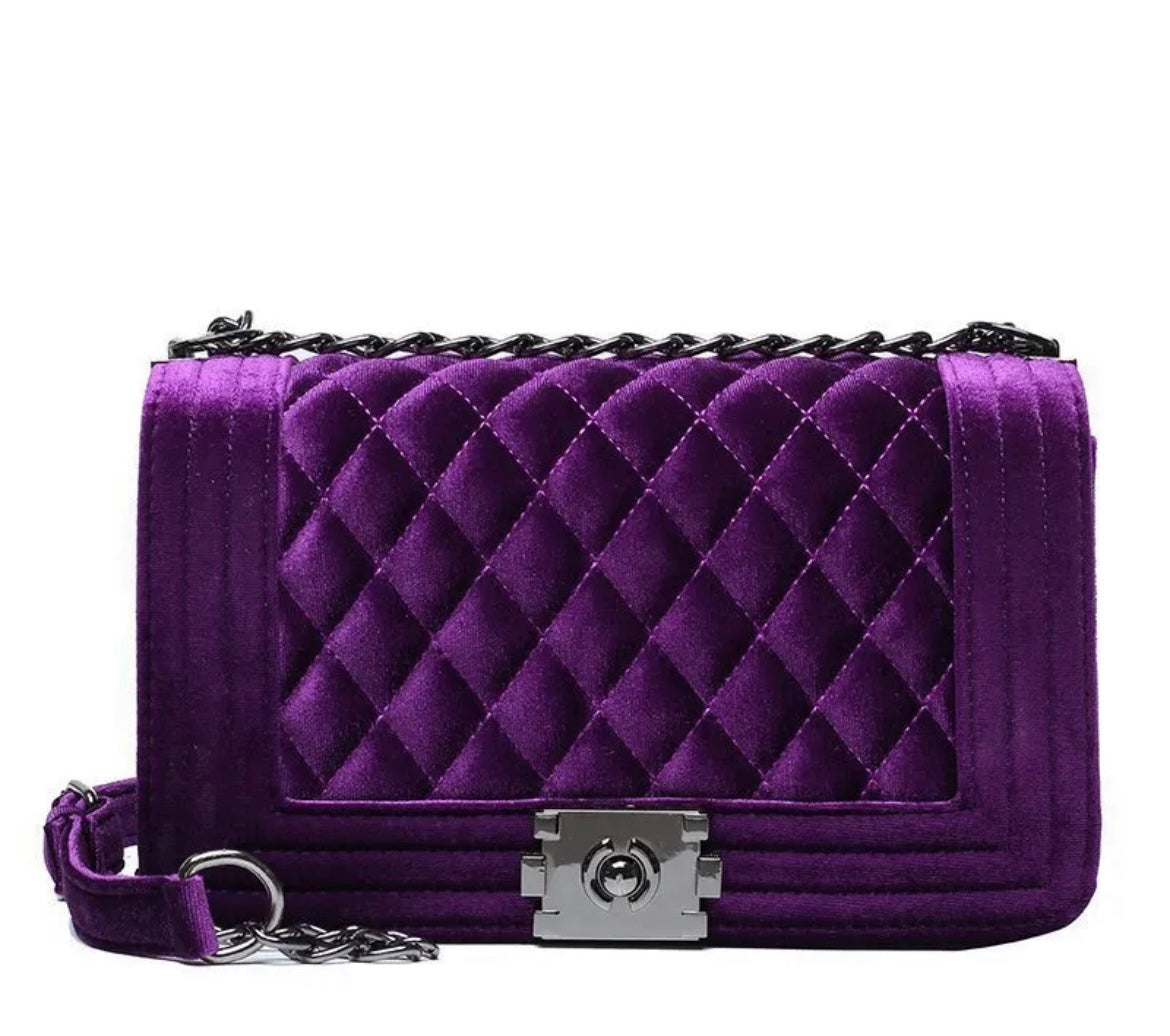 Velvet purse