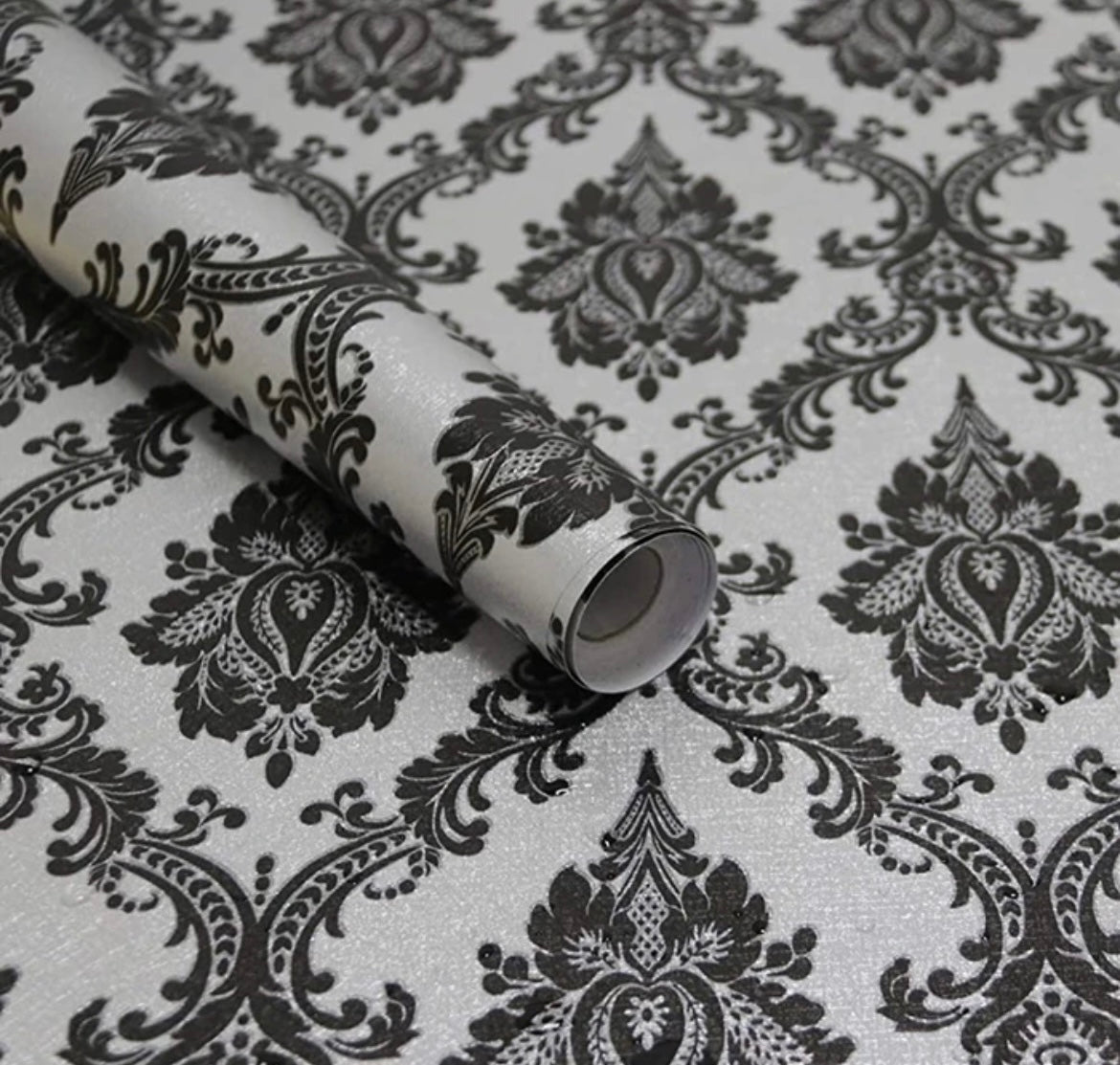 Damask wallpaper