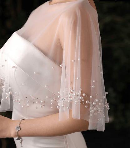 Pearl wedding cover up