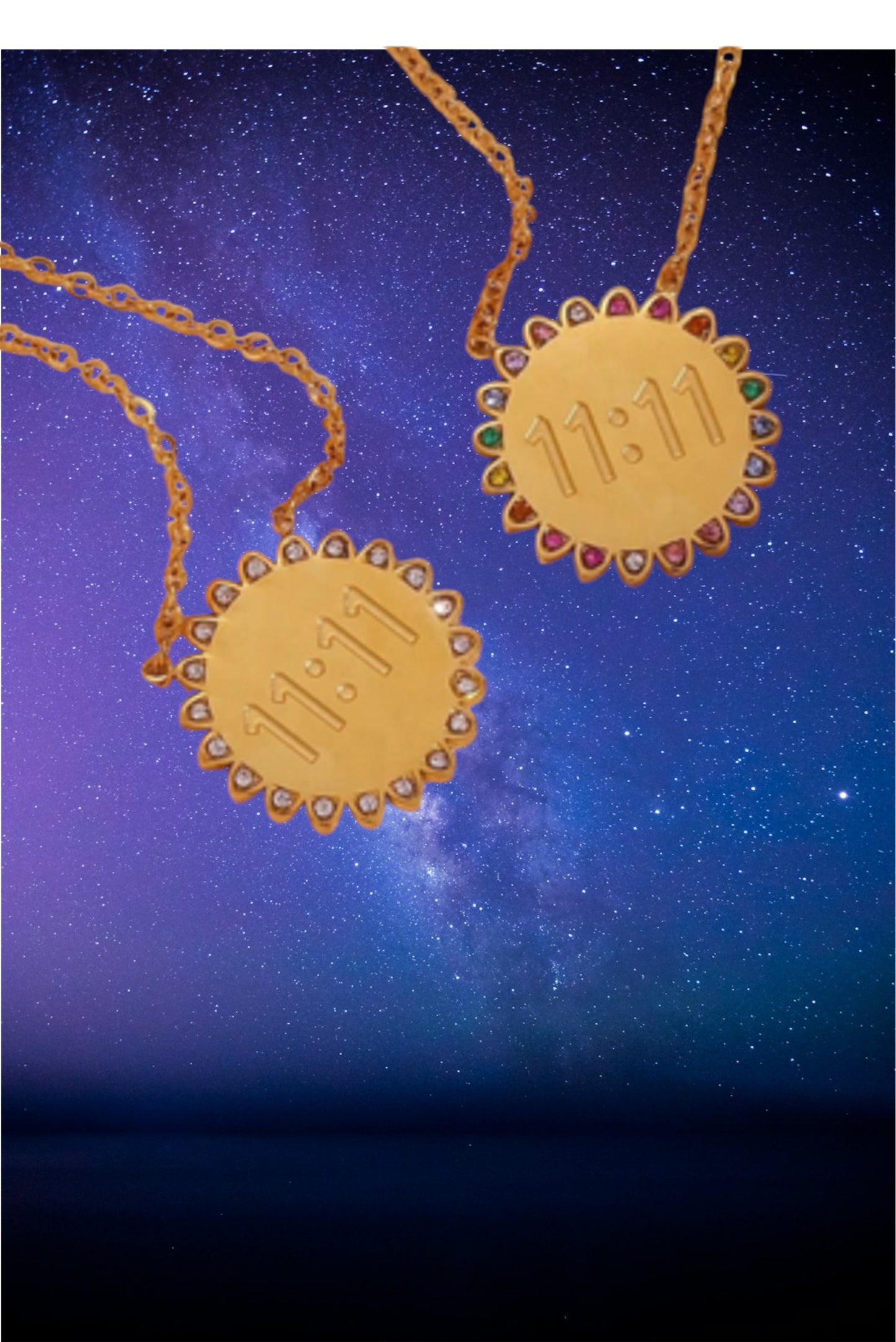 11:11 angel number necklace