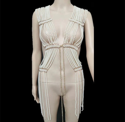 Pearl body jewlery
