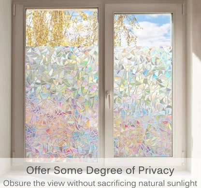 Rainbow static window film