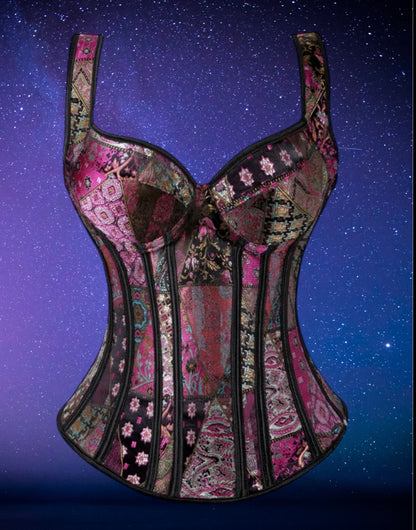 Jacquard women's corset