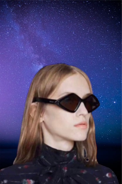Polygonal sunglasses