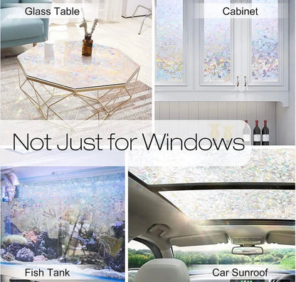 Rainbow static window film