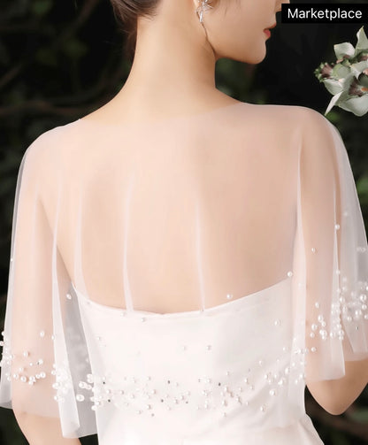 Pearl wedding cover up