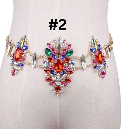 Rhinestone gem body jewelry -FINAL SALE-