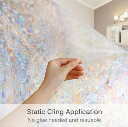 Rainbow static window film