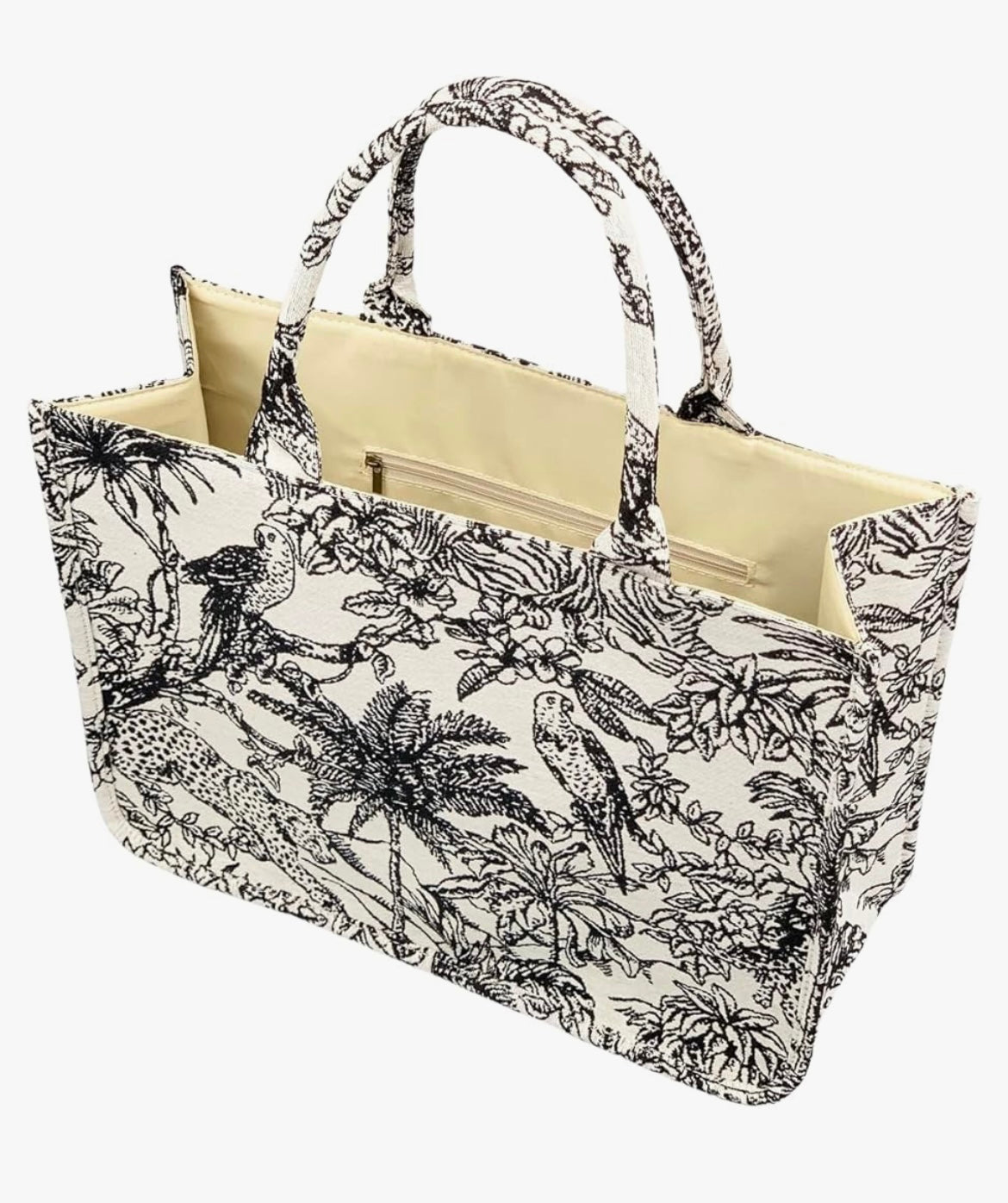 Embroidered tote bag