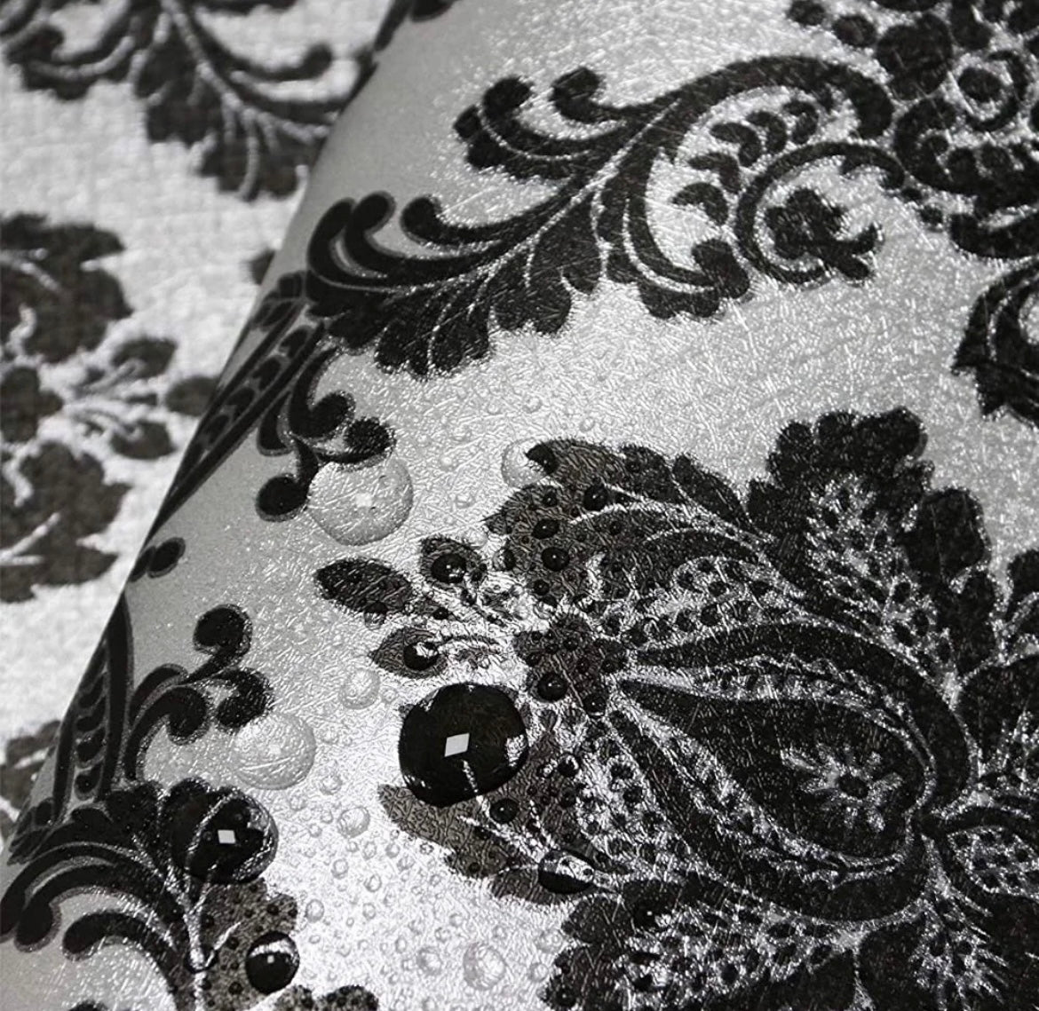 Damask wallpaper