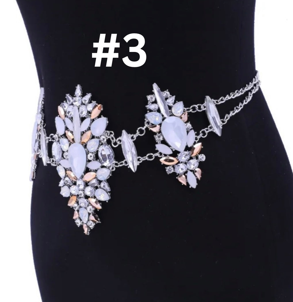 Rhinestone gem body jewelry -FINAL SALE-
