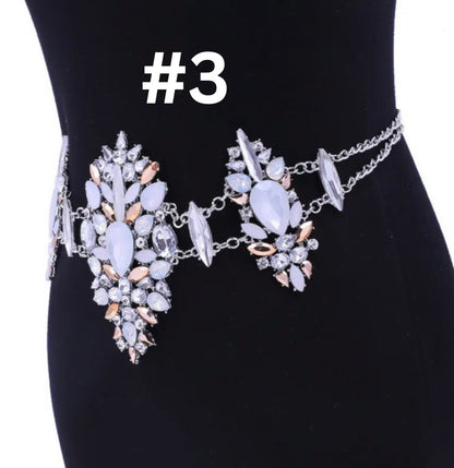 Rhinestone gem body jewelry -FINAL SALE-