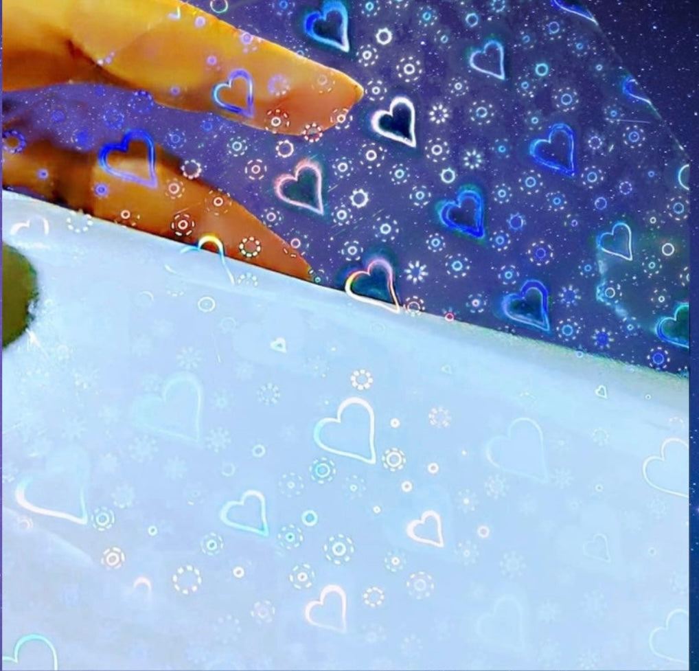 Holographic cold laminate sheets -FINAL SALES-