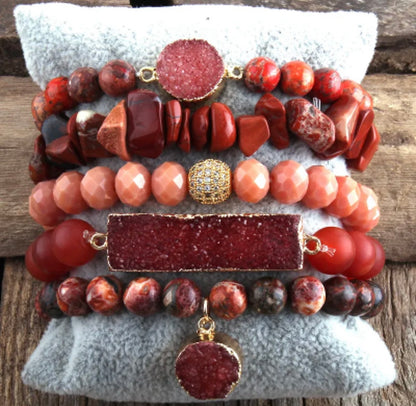 Crystal charm  bracelet