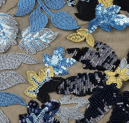 Embroidery mini dress