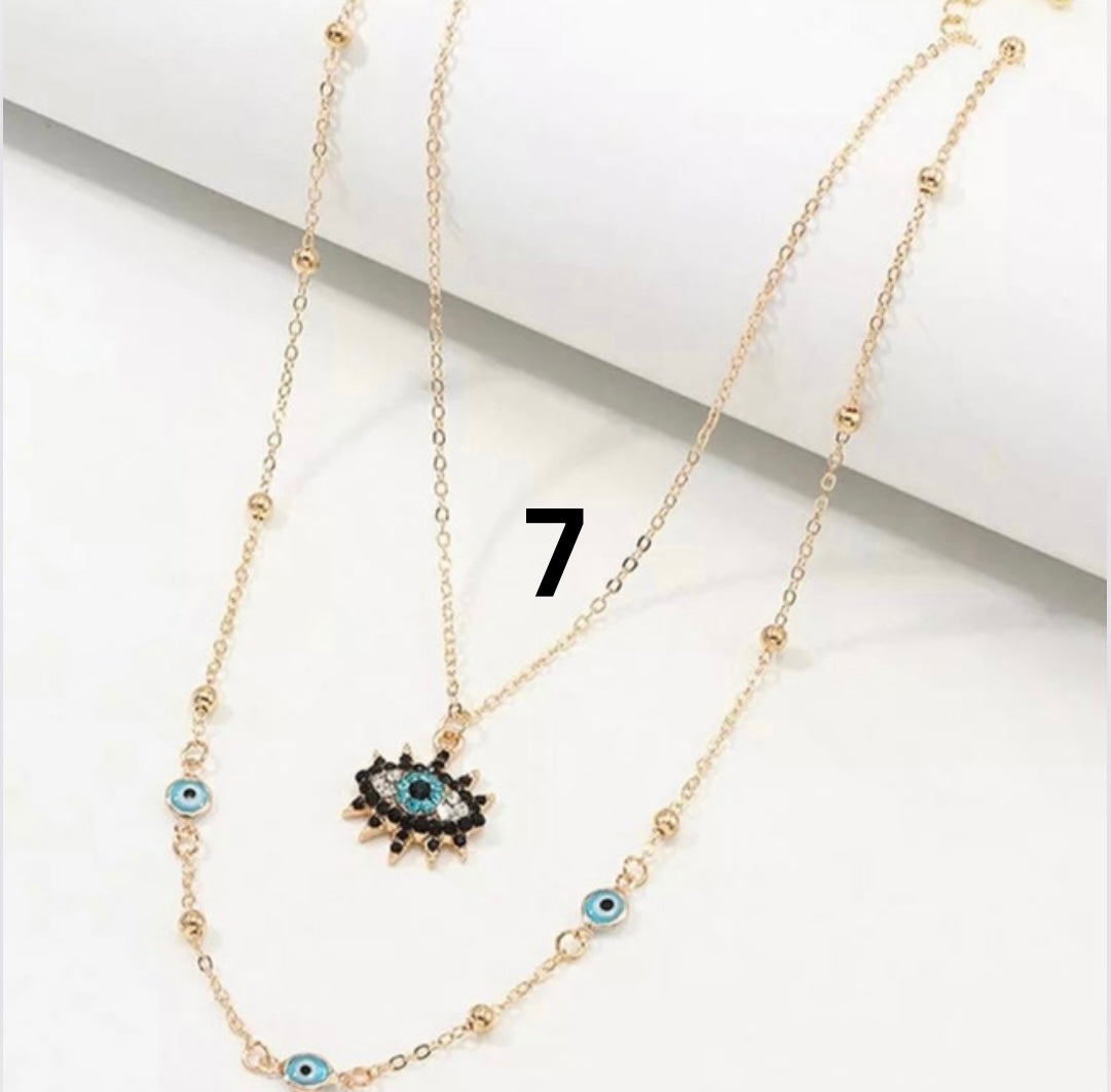 Evil eye necklaces
