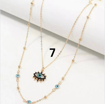 Evil eye necklaces