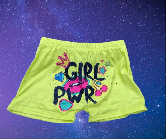 Girl power neon shorts -FINAL SALE-