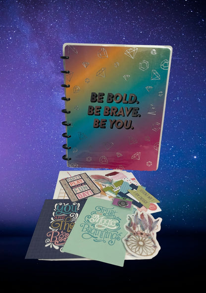 Be bold be brave be you journal
