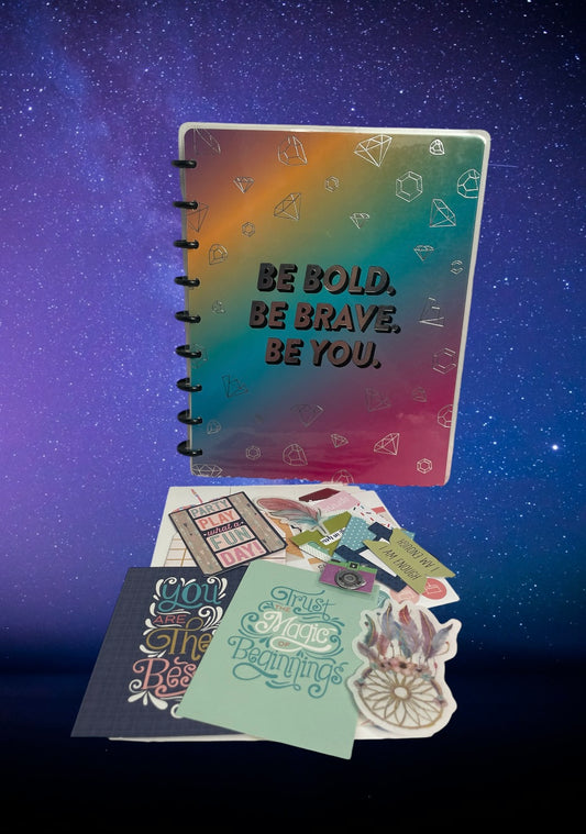 Be bold be brave be you journal