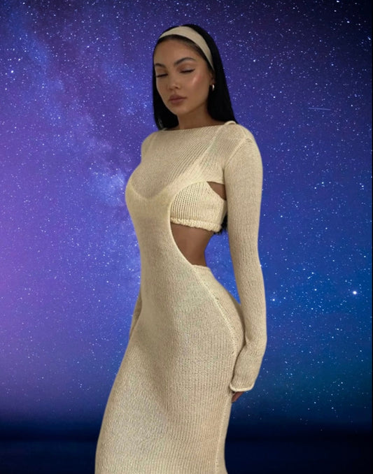 Knit 2 piece dress