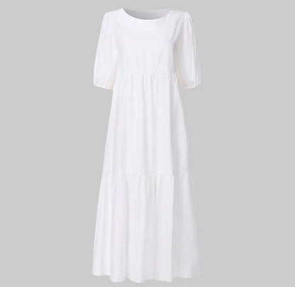 Light summer short sleeved dress