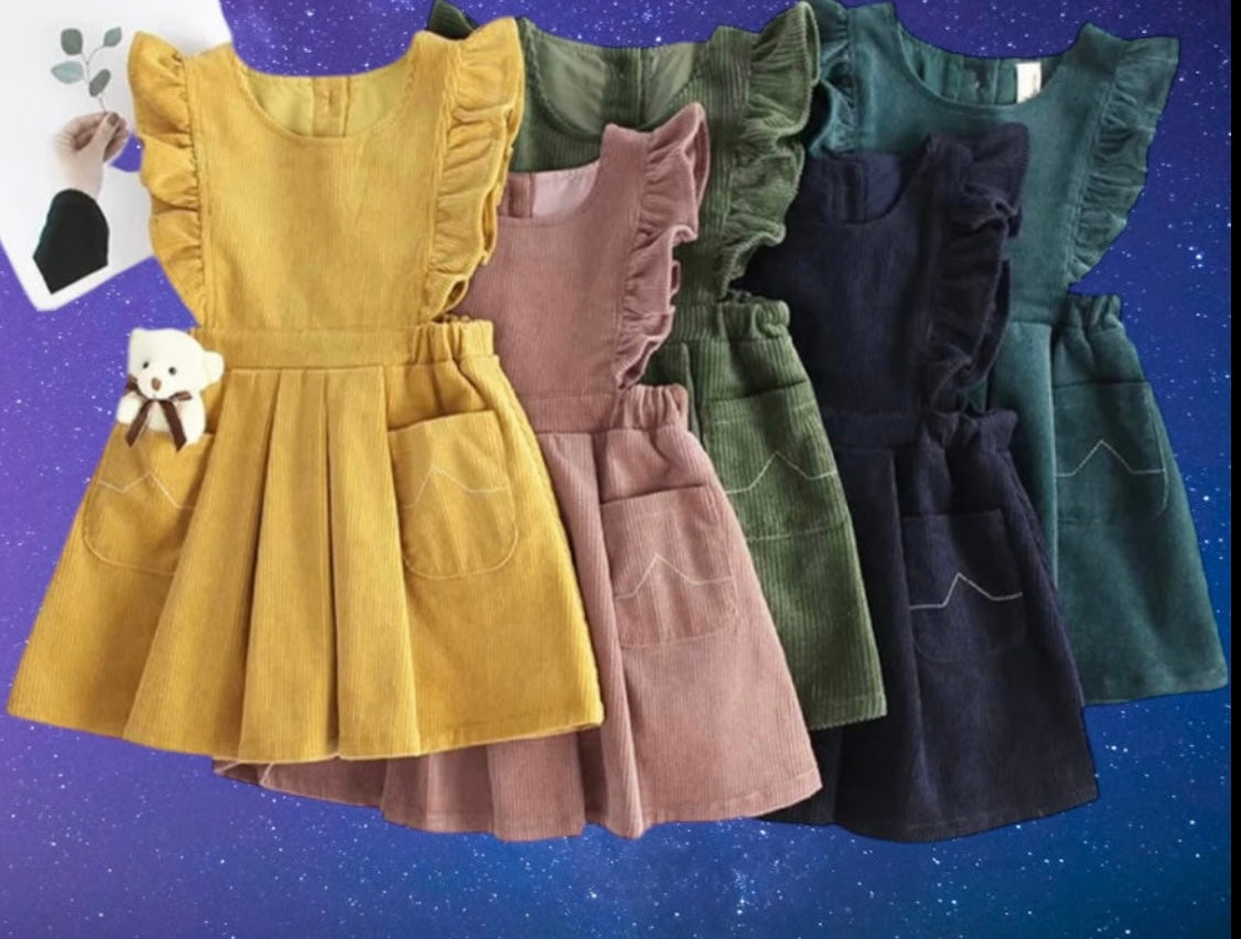 Girls corduroy dress
