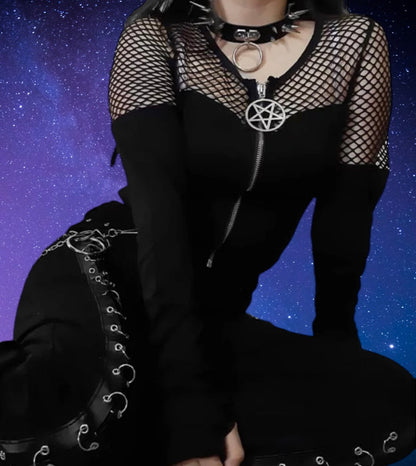 Pentagram mesh top