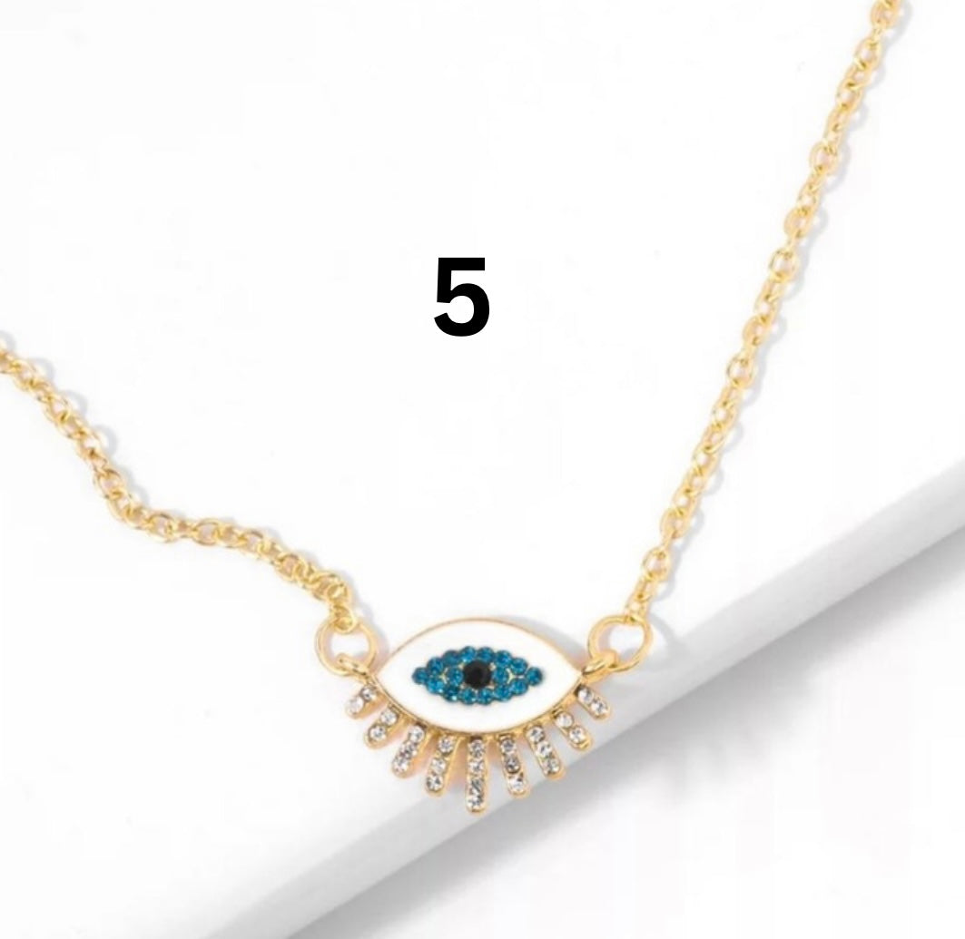 Evil eye necklaces