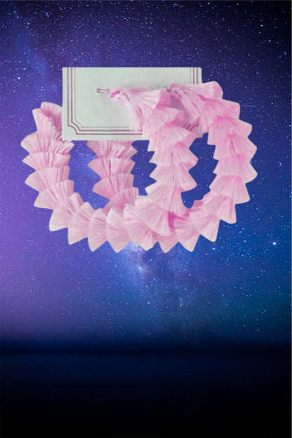 Tassel hoop earrings