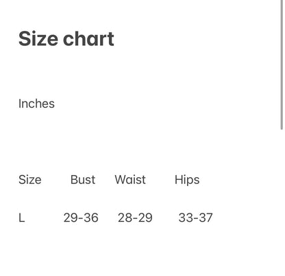 Latex two piece set -FINAL SALE-