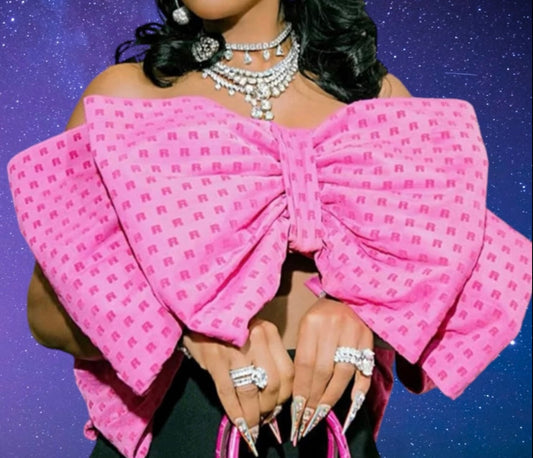 Bow present strapless top -Final sale-