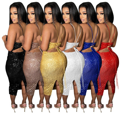 Sequin sparkle dress