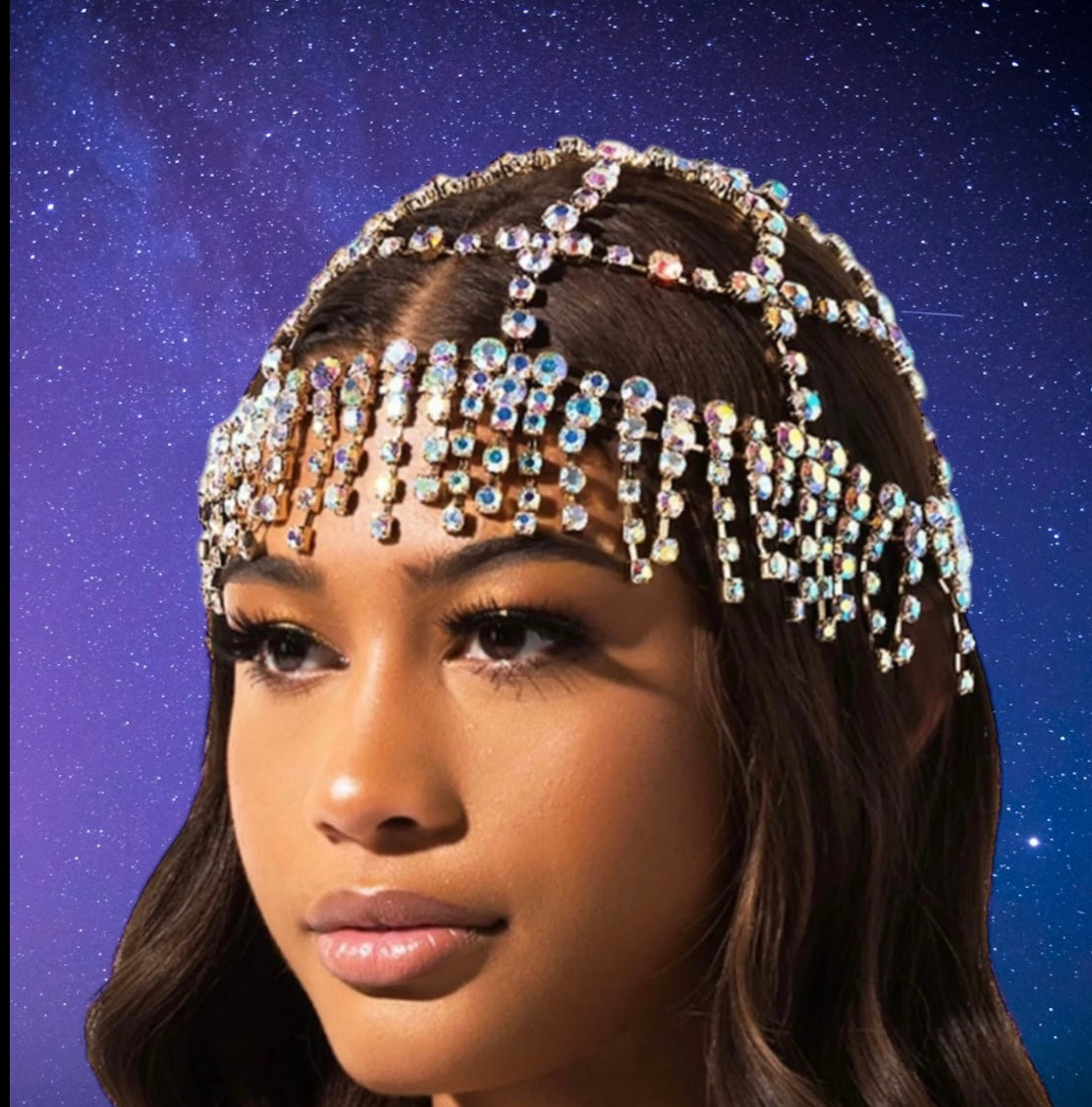 Rhinestone head piece -FINAL SALE-