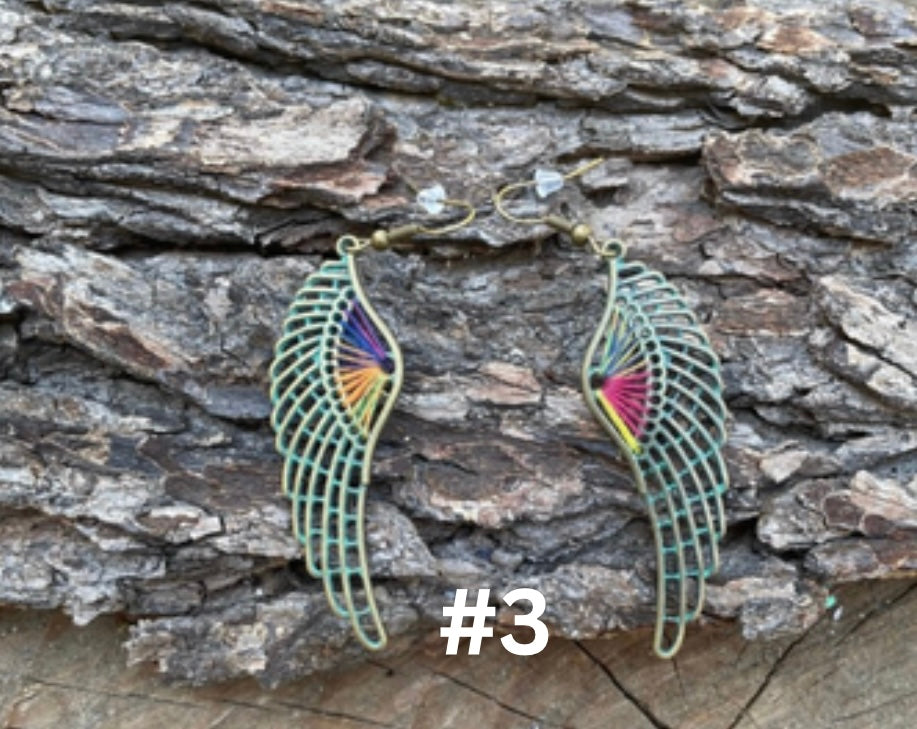 Bohemian drop earrings