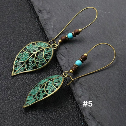 Bohemian drop earrings
