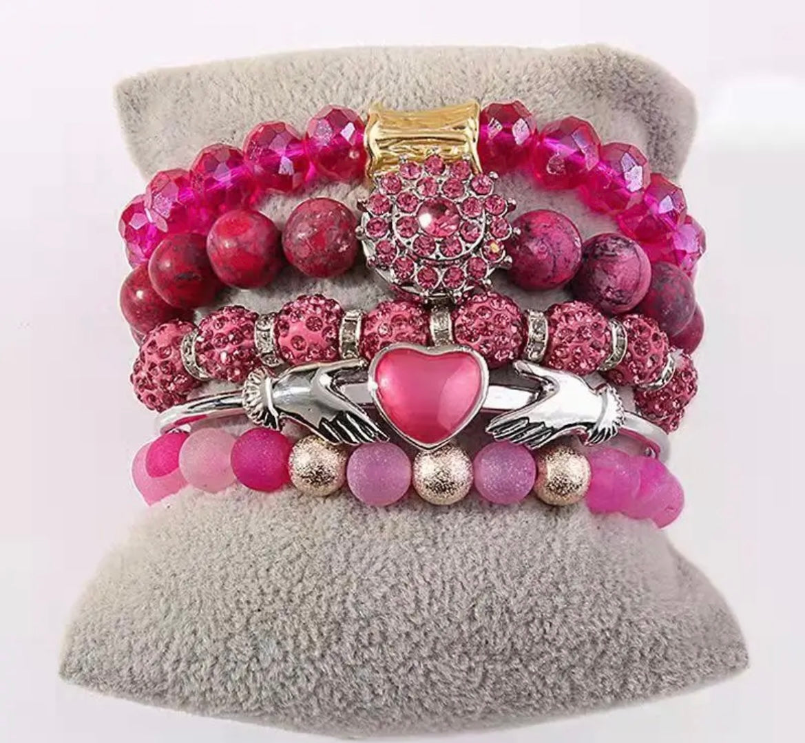 Crystal charm  bracelet