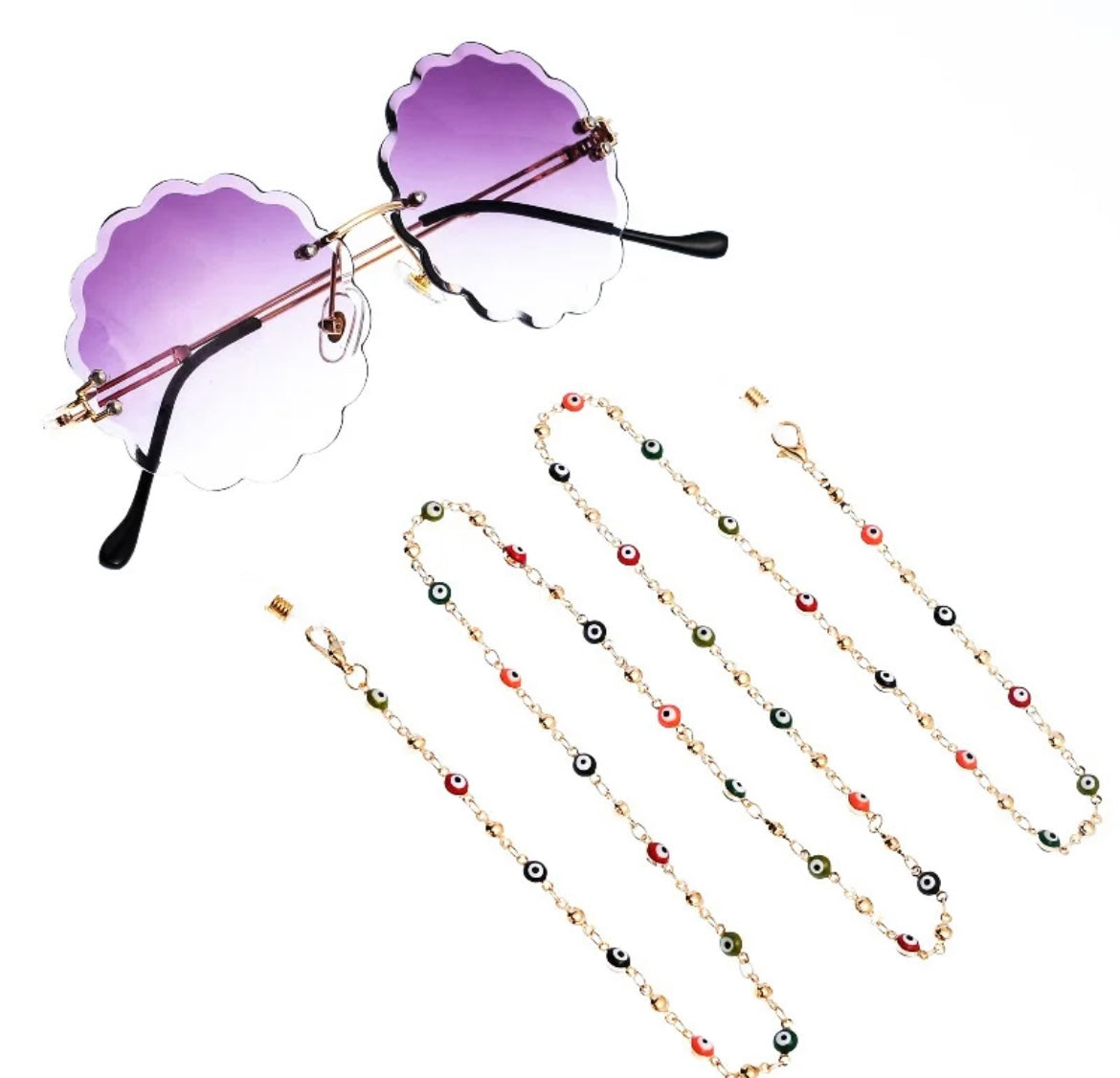 Evil eye eyeglass wear